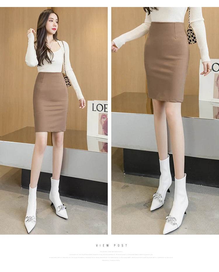 Women's Elegant Pencil Skirt - P12 Hub Europe