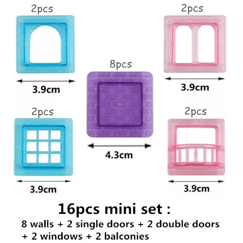 Mylitdear 1pc Mini Magnetic Blocks Magnetic Designer constructor Set Model & Building Toy Magnets Educational Toys For Children
