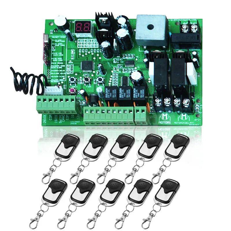 4V Swing Gate Control Board | Dual Arms, 60s Timer, Auto-Close - P12 Hub Europe