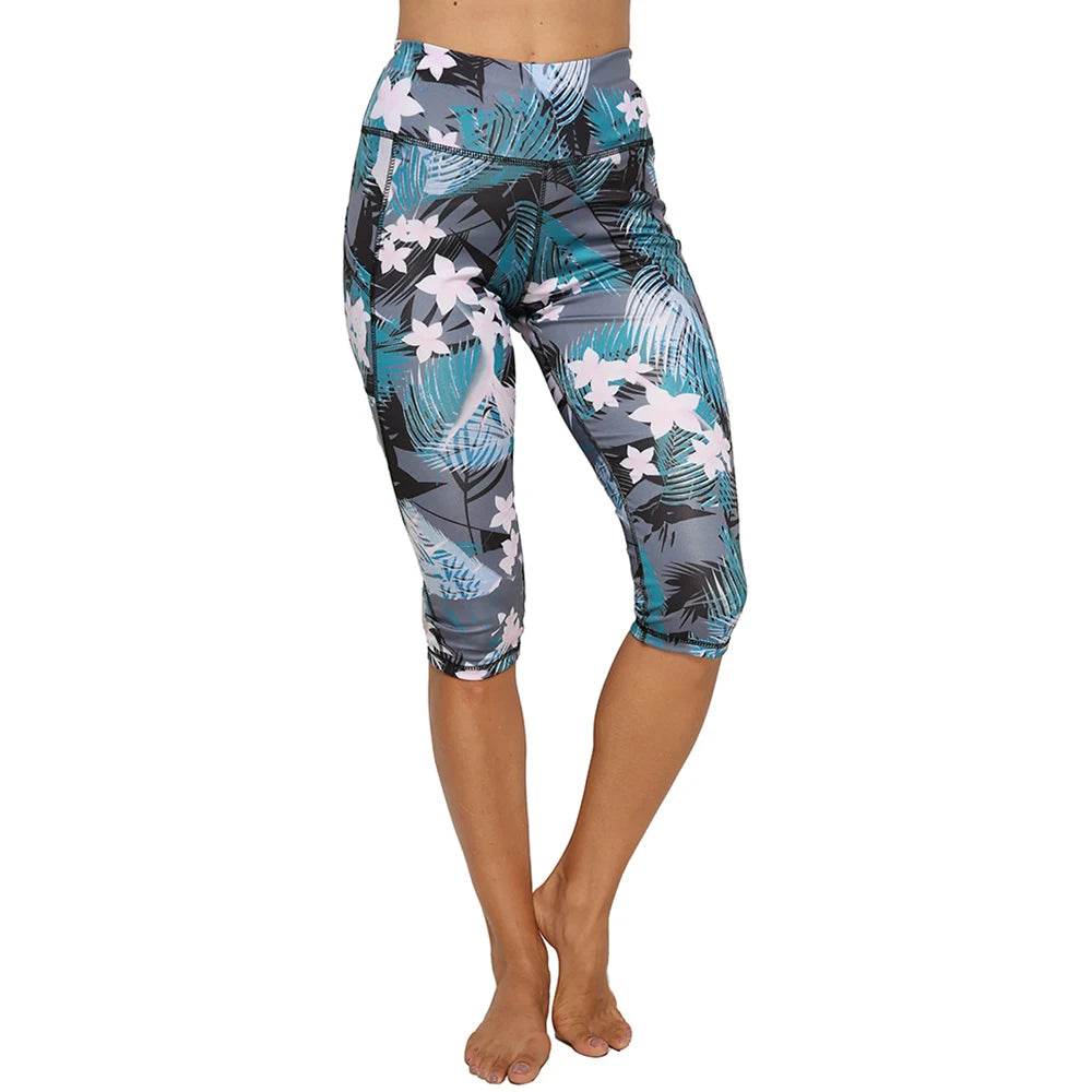 Women's High Waist Capri - P12 Hub Europe
