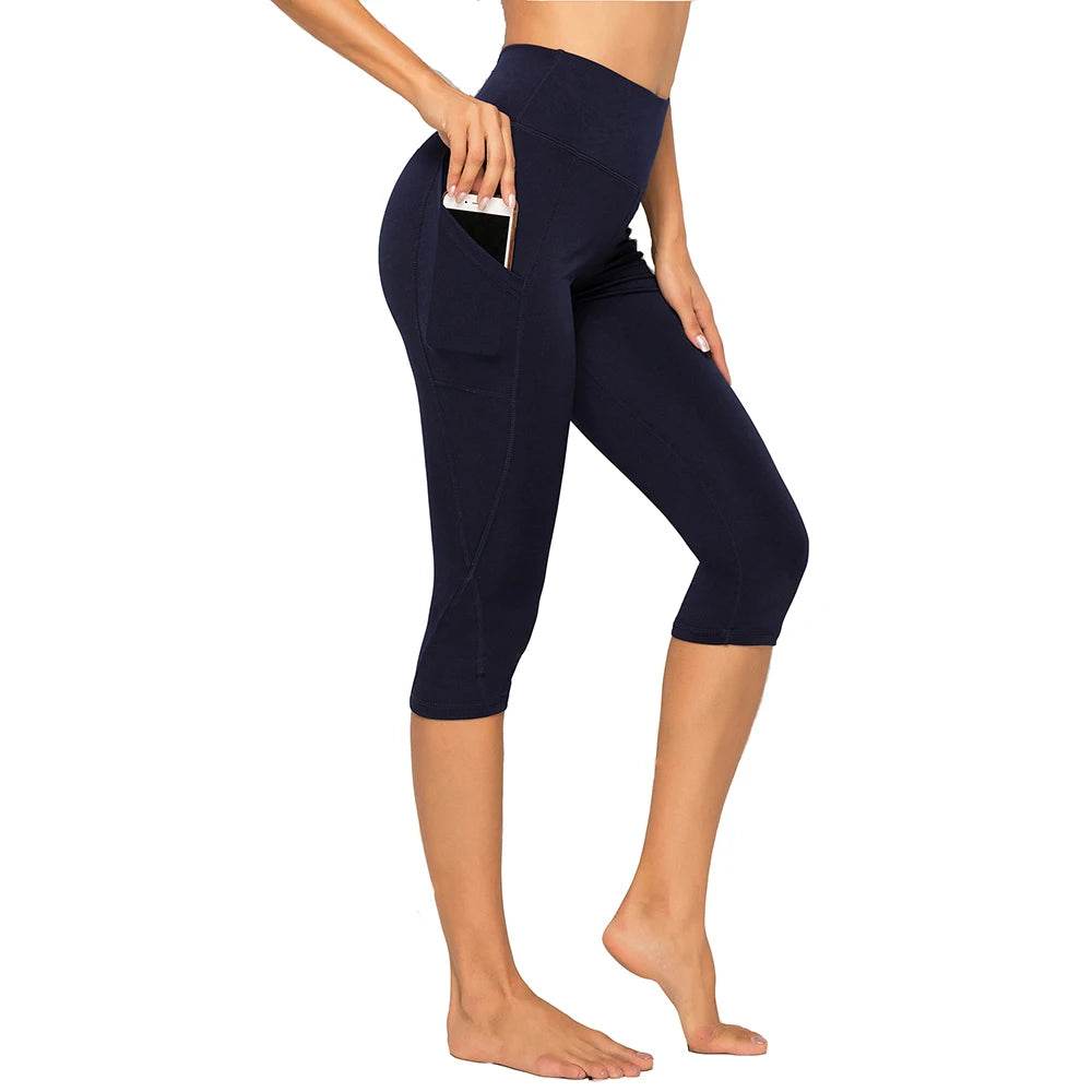 Women's High Waist Capri - P12 Hub Europe