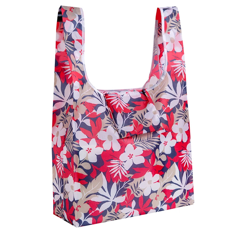 Eco Shopping Bag Fashion Foldable Reusable Tote Folding Pouch Convenient Large-capacity Storage New