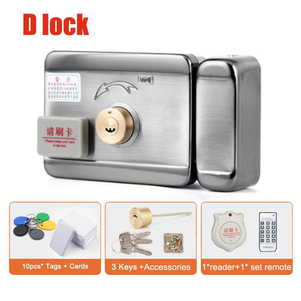 Electric Door Lock WiFi RFID Remote, Auto-Close, Ring, Gate Access Control - P12 Hub Europe