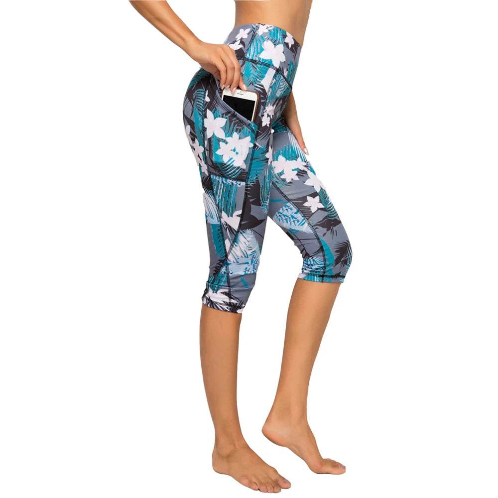 Women's High Waist Capri - P12 Hub Europe