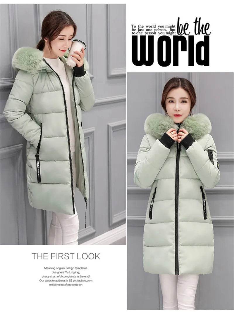 Warm Fur Hooded Parka - P12 Hub Europe