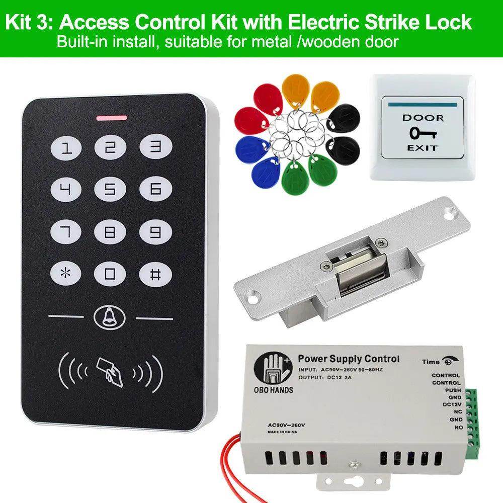 RFID Access Control Kit | 180KG Mag/Strike Lock, 1000 User - P12 Hub Europe