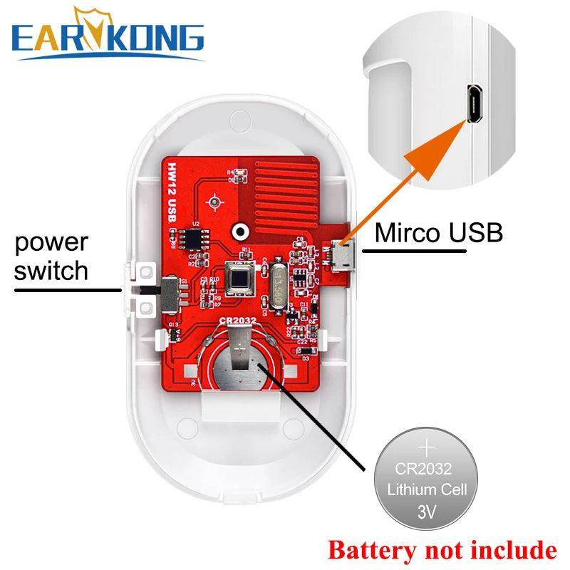 Sensor Motion EARYKONG 433MHz USB - P12 Hub Europe