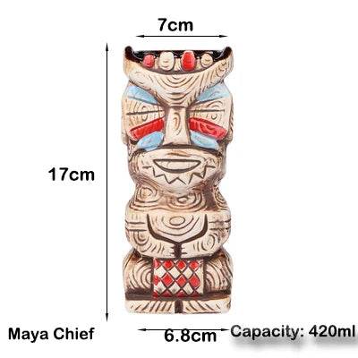Hawaii Tiki Mugs Cocktail Cup Beer Beverage Mug Wine Mug Ceramic Tiki Mugs Great For Cocktail Drink - P12 Hub Europe
