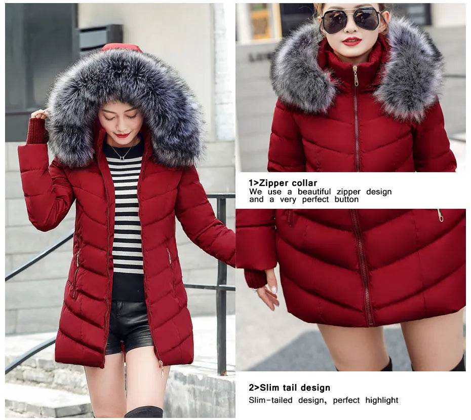 New Slim Warm Winter Parka - P12 Hub Europe