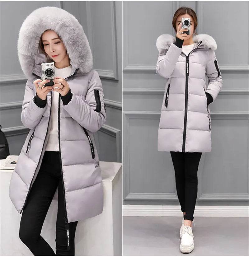 Warm Fur Hooded Parka - P12 Hub Europe