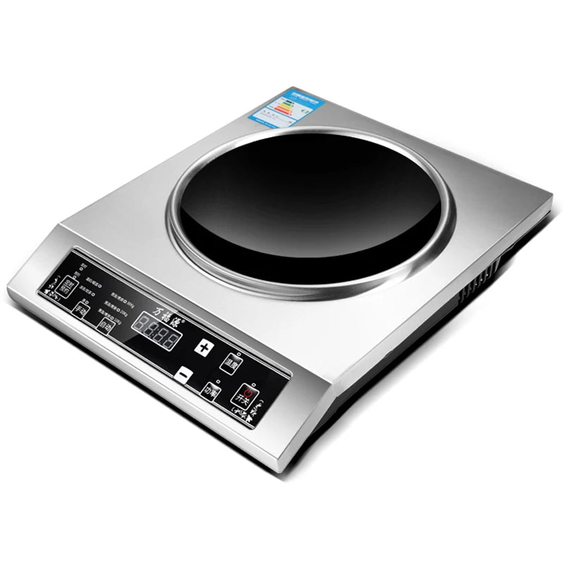 3500W Commercial Induction Cooker High Power Energy Saving Concave Induction Cooker Household Battery Stove Explosion Concave