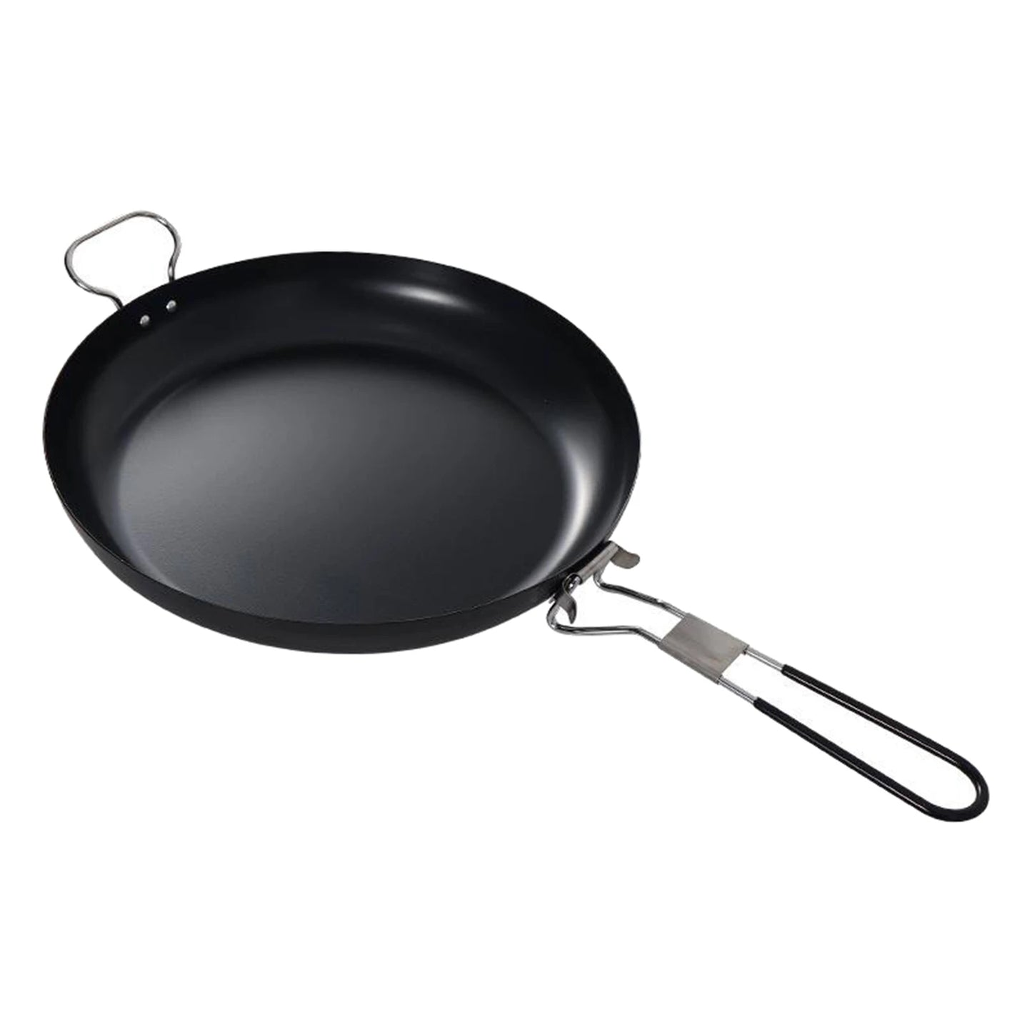 Mini Camping Cookware Nonstick Frying Pan Frypan Lightweight w/ Foldable Handle for Outdoor Hiking Picnic Backpacking