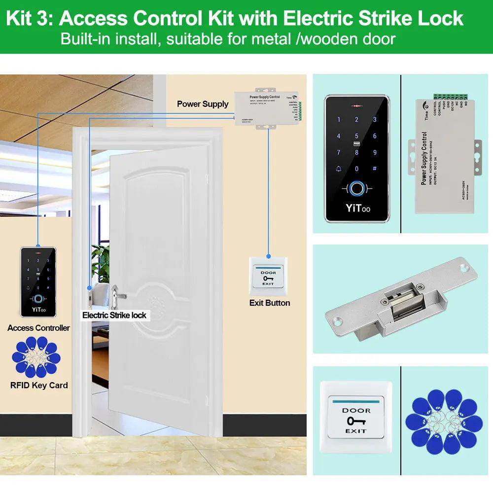 Fingerprint Door Lock Waterproof RFID, Password, Outdoor Access - P12 Hub Europe