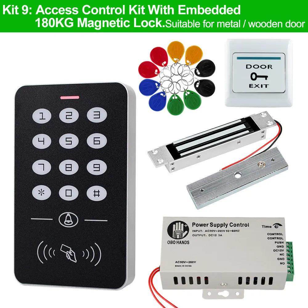 RFID Access Control Kit | 180KG Mag/Strike Lock, 1000 User - P12 Hub Europe