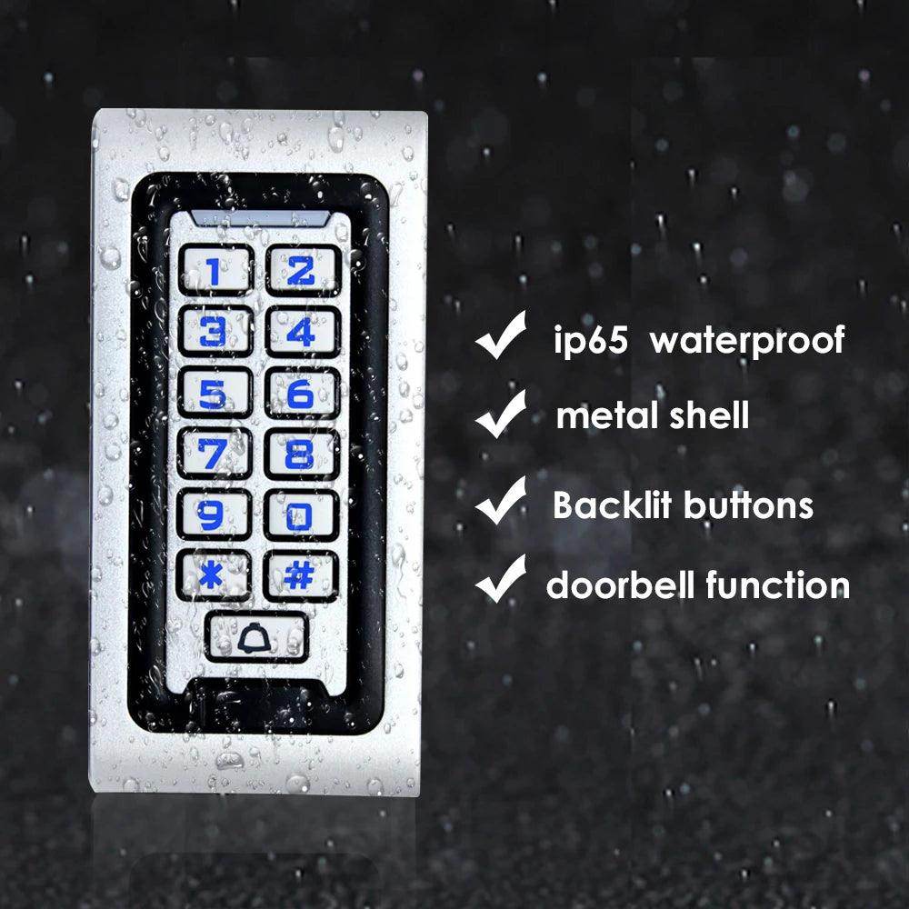 Access Control KitRFID Metal 125KHz, Magnetic/Strike Lock, 1000 Users - P12 Hub Europe