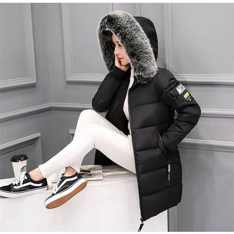 Warm Fur Hooded Parka - P12 Hub Europe
