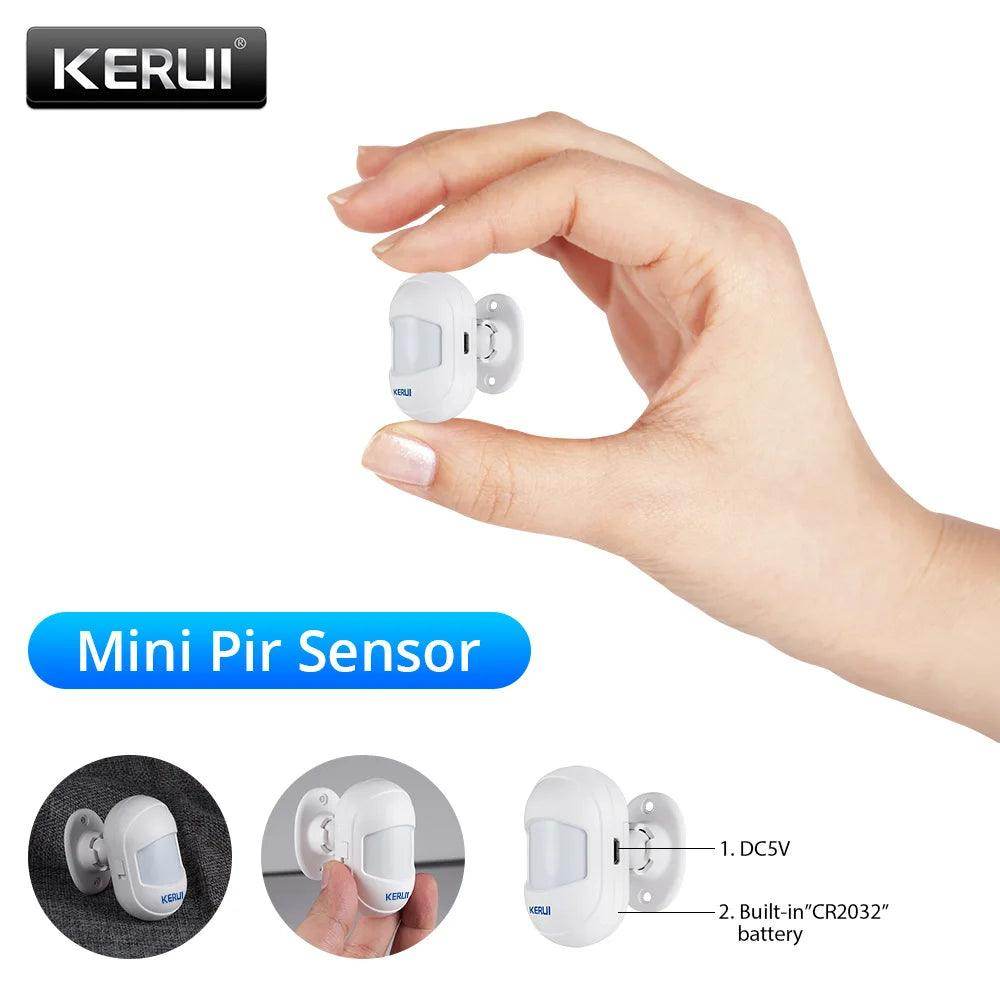 Mini Motion Detector, Wireless PIR | Movable Angle Home Security - P12 Hub Europe