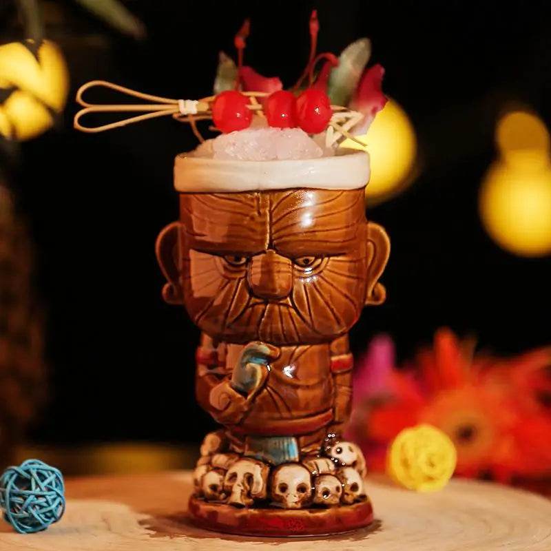 Hawaii Tiki Mugs Cocktail Cup Beer Beverage Mug Wine Mug Ceramic Tiki Mugs Great For Cocktail Drink - P12 Hub Europe