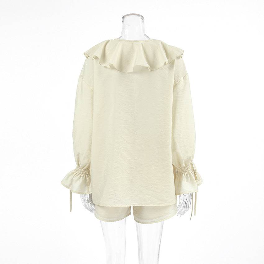 Tornova Ruffled Lace Up Shorts - P12 Hub Europe