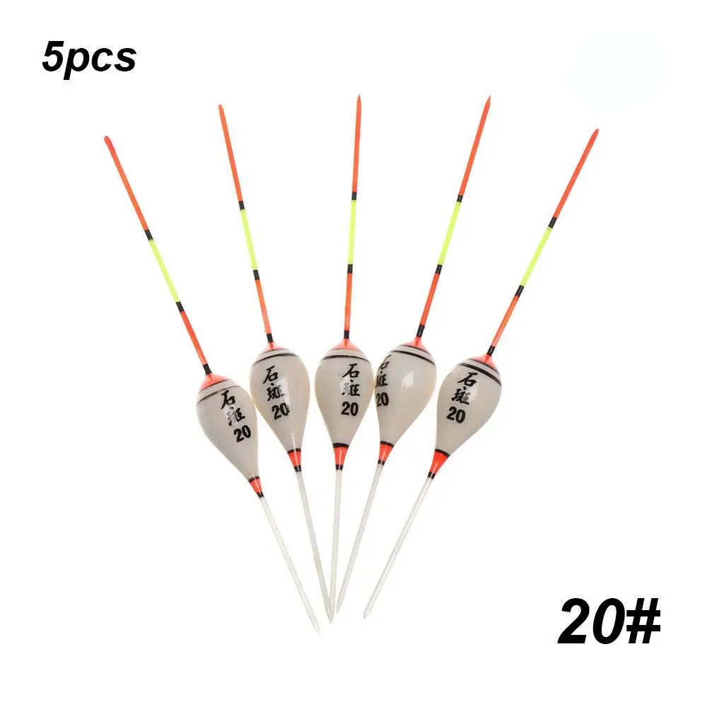 5pcs New Fishing Floats Balsa Flotteur Balsa Wood Wooden Floats Durable Portable Exquisite High Quality Floats Hot 3# 4# 10#