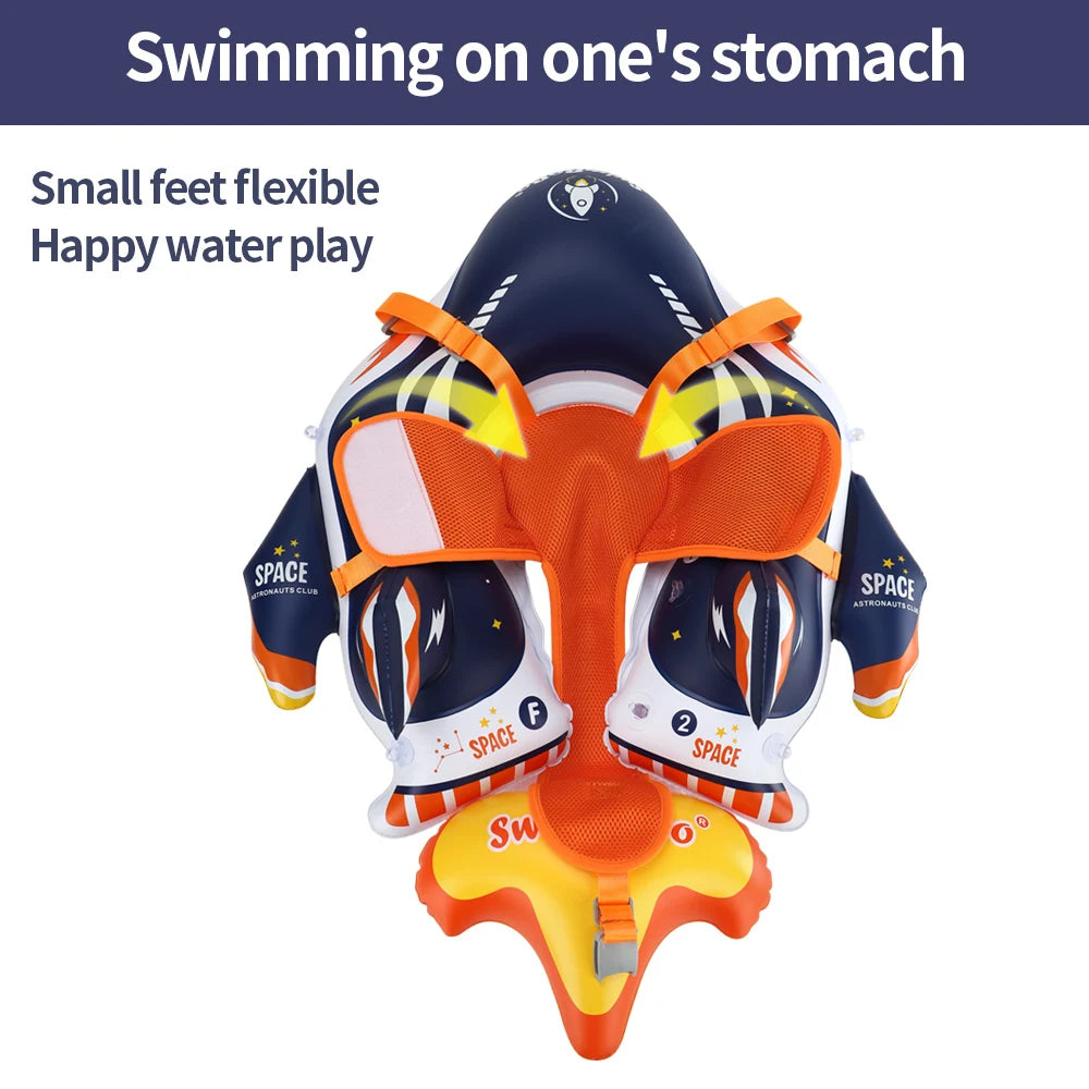 Swimbobo Inflatable Baby Swimming Float Water Toy Swimming Floats Trainer Child Swim Pool Ring PVC Children Floating For Summer