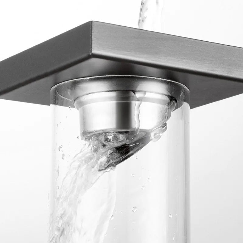 Bathroom high drainage floor drain, outdoor large-diameter thickened 304 stainless steel floor drain