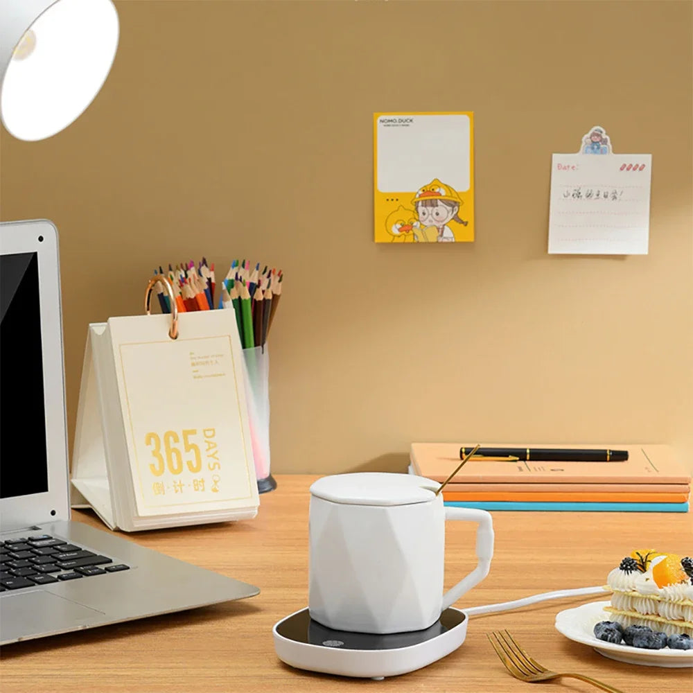 Constant Temperature USB Electric Heating Pad Cover 55°C Coffee Cup Thermal Insulation Heating Pad Flat Cup Thermal Pad