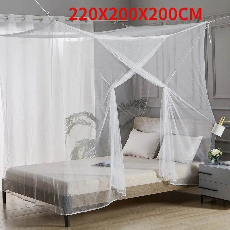 Camping Net White Mesh Portable Square Foldable Mosquito Control Mosquito Net Lightweight Outdoor Camping Tent Sleeping Summer - P12 Hub Europe