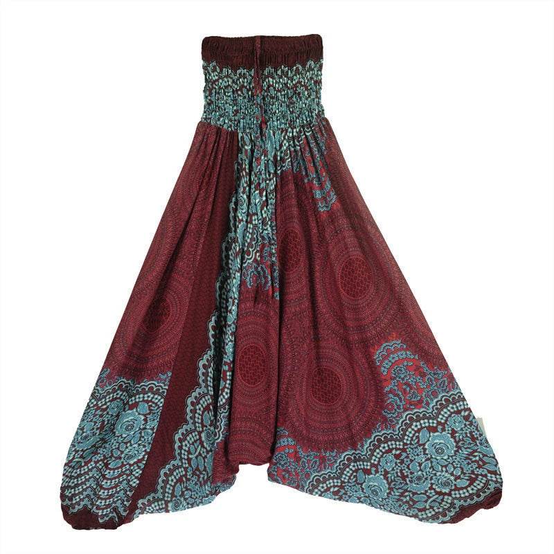 Women's Boho Harem Rayon Pants - P12 Hub Europe