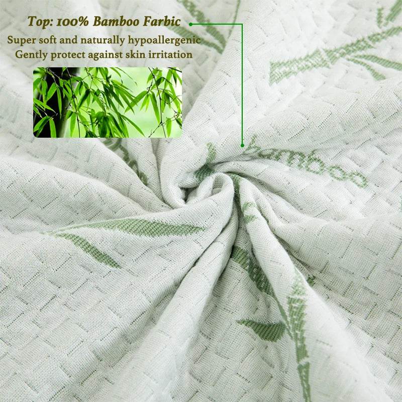 1pc Waterproof Bamboo Mattress Cover (Without Pillowcase), Cooling & Breathable Fitted Bed Sheet With 6-14inches Deep Pocket - P12 Hub Europe