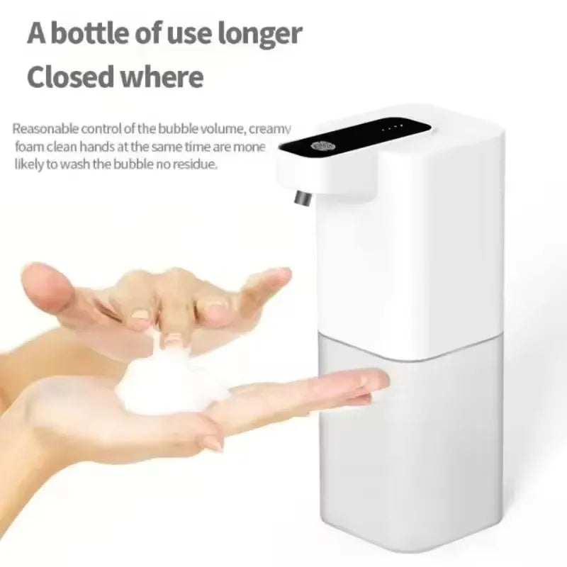 400ml/14oz USB Rechargeable Hand Free Touchless Smart Sensor Automatic Foam Liquid Soap Dispenser for Toilet Bathroom & Kitchen