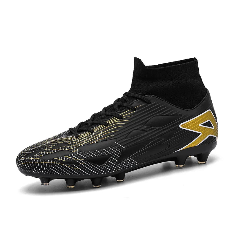 2025 Pink Football Boots Men Lawn Long Spike Men’s Soccer Shoes Society Plus Size 47 Outdoor Sports Soccer Boot For Men Trainers