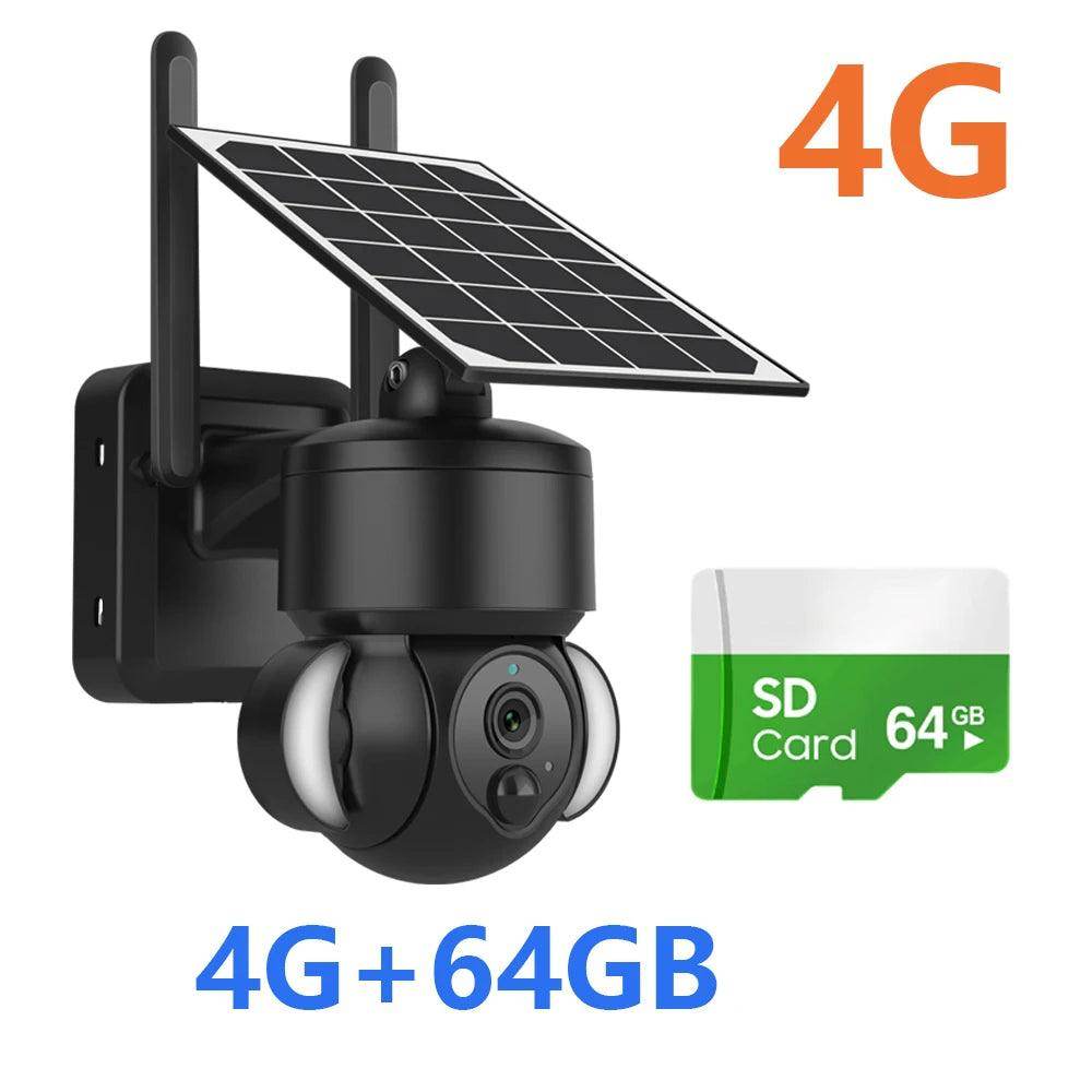 Outdoor Camera 4G Solar Wireless PTZ - P12 Hub Europe