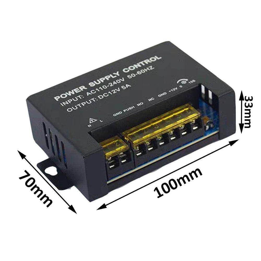 12V Access Control Power Supply | 3A/5A, AC 100-240V, Electric Lock - P12 Hub Europe