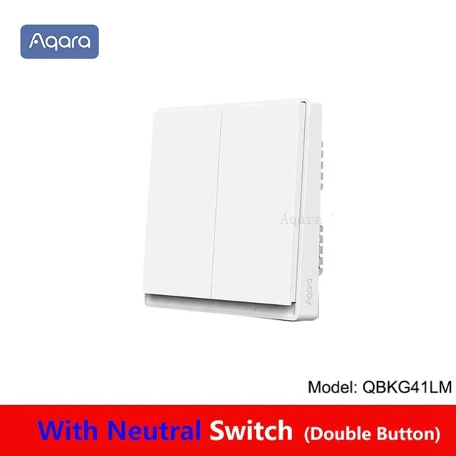 Aqara E1 Smart Wall Switch Wireless Switch Zigbee 3.0 With/No Neutral One Key Remote Control For Xiaomi Mi Home Homek APP
