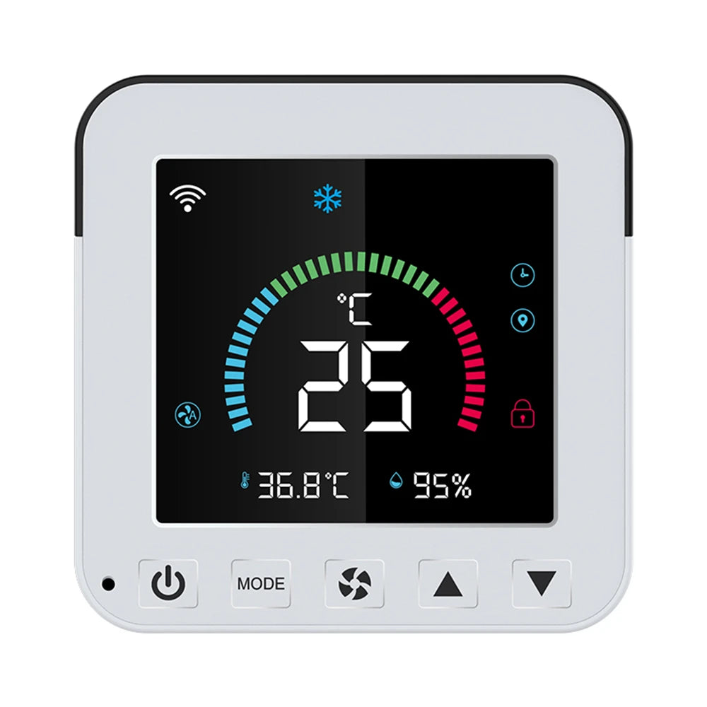 Tuya WiFi Air Conditioner Thermostat USB Power IR Temperature Humidity LCD Touch Screen Infrared Controller Google Home Alexa