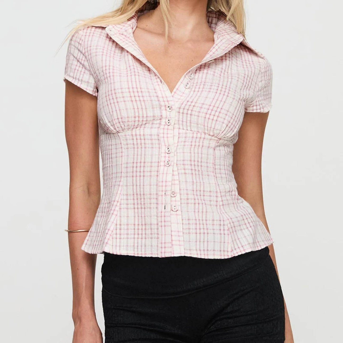 Women's Plaid Summer Shirt - P12 Hub Europe