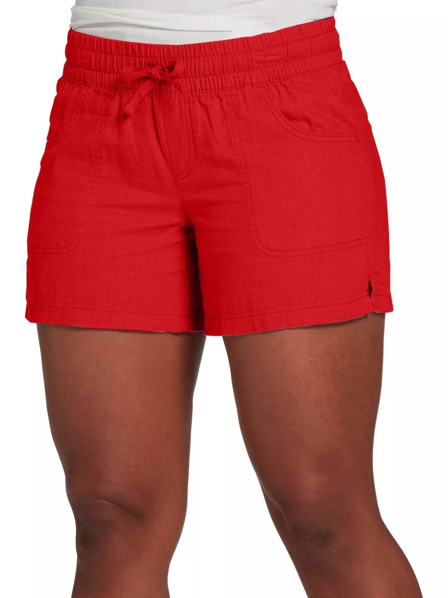 Women Elastic Waist Split Shorts - P12 Hub Europe