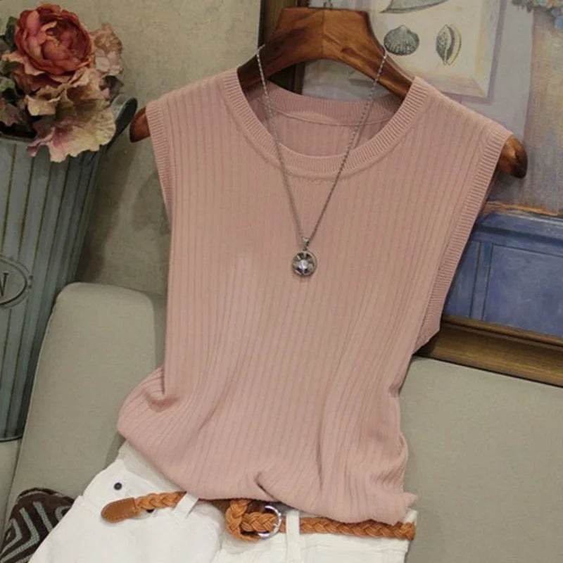 Sleeveless Blouse Women Shirt - P12 Hub Europe