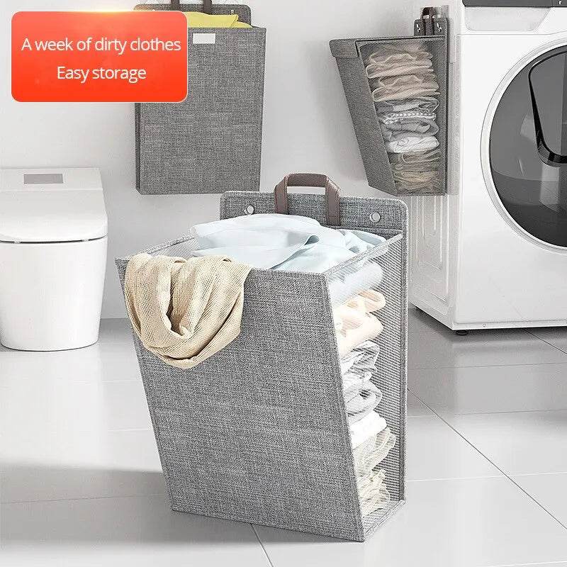 Foldable Wall-Mounted Laundry Hamper - P12 Hub Europe