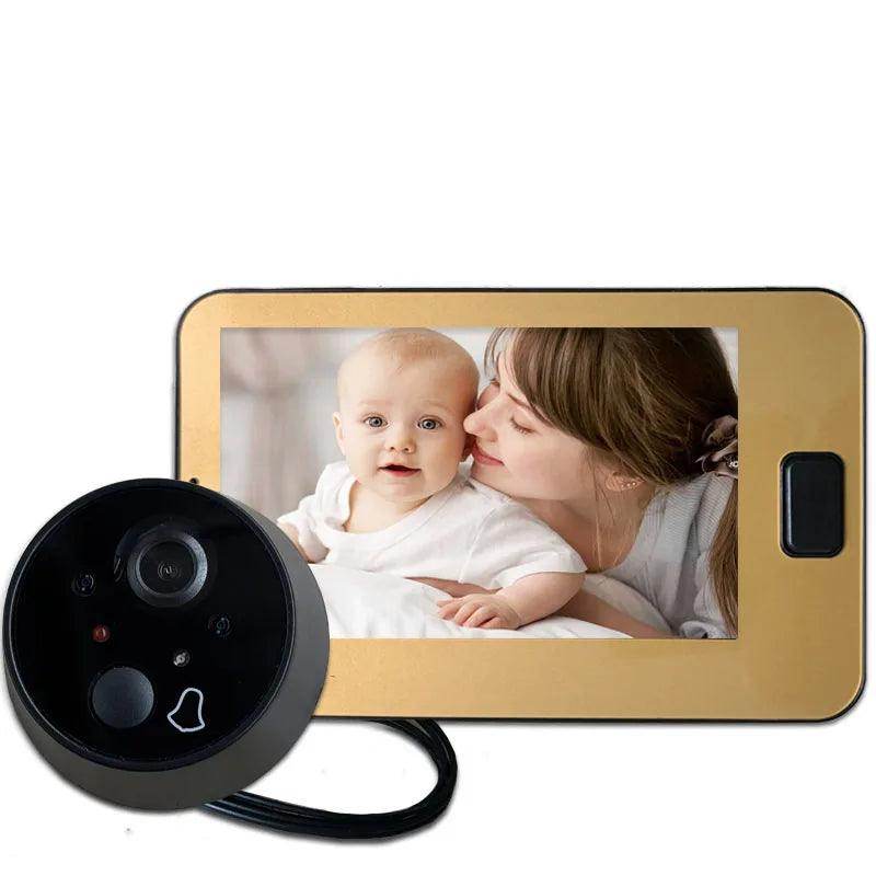 Digital Door Viewer | 170° Wide Angle, IR Night Vision, Battery - P12 Hub Europe