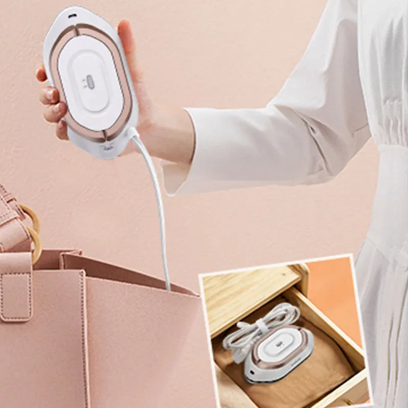 Portable Electric Iron Dual Voltage 110V/220V 30S Preheating Non-steam Travel Mini Dry Iron for Quilting Sewing Clothes