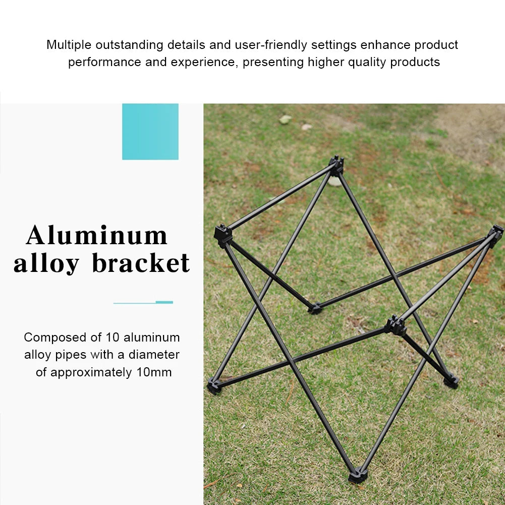 Ultralight Portable Folding Camping Table Foldable Outdoor Dinner Desk High Strength Aluminum Alloy For Garden Party Picnic BBQ