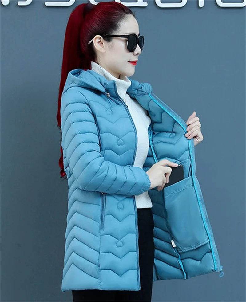 Warm Quilted Mother's Parka - P12 Hub Europe