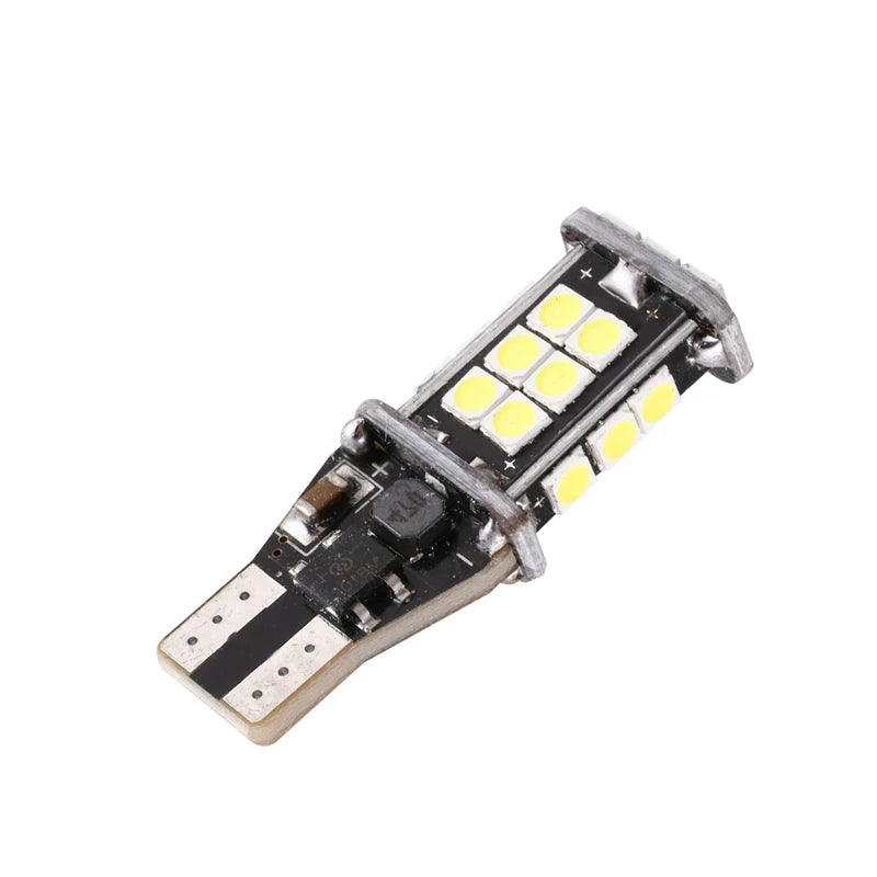 1Pc Error Free 921 912 T10 T15 W16W Led Reverse Light, 24Smd 3030 Led Bulb 1500 Lumens Extremly Bright For Car Led Backup Revers