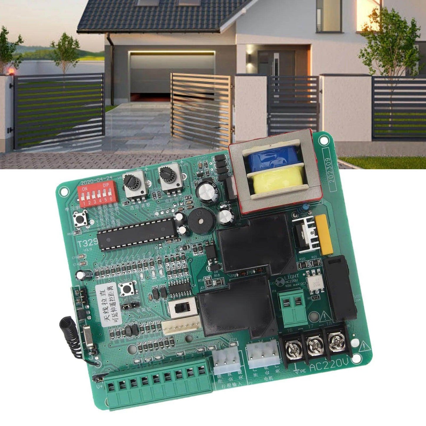 Universal Circuit Control Board for Sliding Gate Opener - P12 Hub Europe
