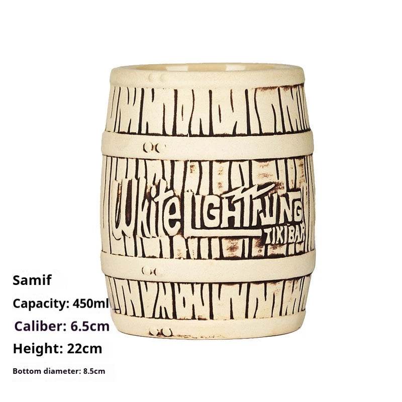 Personalized Hawaiian cocktail cups,tiki bar tiki cups,tiki mugs,creative cups, ceramic cups, zombie cups,drinkware - P12 Hub Europe