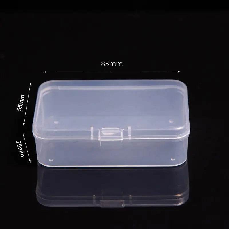 Mini Plastic Box Rectangular Box Translucent Box Packing Box Storage Box Dustproof Solid Strong Jewelry Storage Case Container - P12 Hub Europe