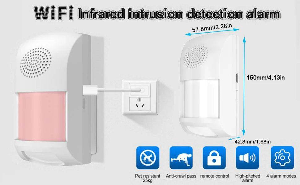 Sensor Alarm WiFi PIR Tuya Smart - P12 Hub Europe