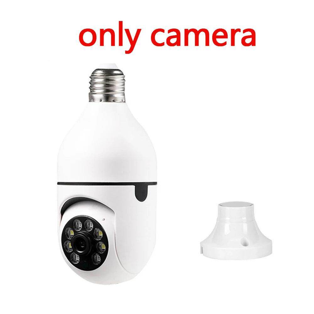 Bulb WiFi Camera E27 Auto Track, Color Night Vision - P12 Hub Europe